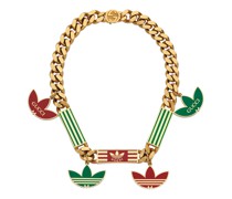 adidas x Gucci Gourmette-Halskette mit Gucci Trefoil