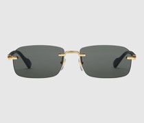 Sonnenbrille Mit Rechteckigem Rahmen