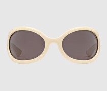 Sonnenbrille Mit Ovalem Rahmen