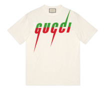 T-Shirt mit Gucci Blade-Print
