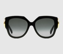Sonnenbrille Mit Eckigem Rahmen