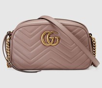 Kleine GG Marmont Schultertasche Aus Matelassé