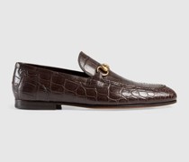 Jordaan Herrenloafer Aus Krokodilleder