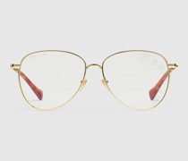 Sonnenbrille Mit Rahmen Im Navigator-Stil