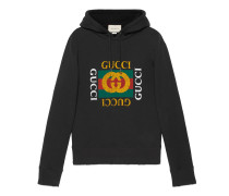 Übergroßer Pullover mit Gucci Logo