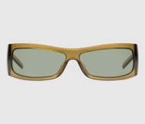 Sonnenbrille Mit Rechteckigem Rahmen