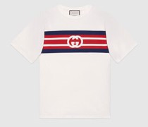 T-Shirt Mit GG Streifen-Print
