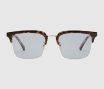 Sonnenbrille Mit Rechteckigem Rahmen