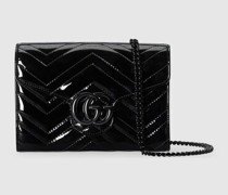 GG Marmont Mini-Tasche Aus Matelassé-Lackleder