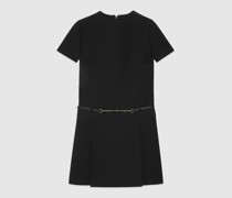 Kleid Aus Woll-Seiden-Mischung In Cady-Crêpe-Qualität