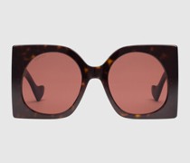 Sonnenbrille Mit Eckigem Rahmen