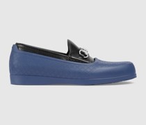 Herrenloafer Mit Horsebit Aus Rhodium