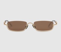 Sonnenbrille Mit Rechteckigem Rahmen