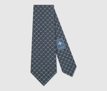 Krawatte Aus Seide Mit GG Rhombus-Motiv