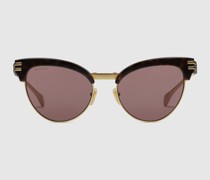 Faltbare Sonnenbrille In Katzenaugenform