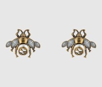 Bienen-Ohrringe Mit Kristallen