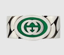Emaillierter Interlocking G Ring