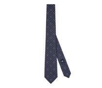 Krawatte aus Seide mit rundem GG Logo