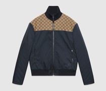 Jacke Aus Nyloncanvas Mit GG Und Reißverschluss