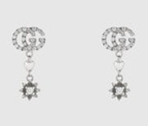 Blumen-Ohrringe Mit Doppel G Und Diamanten