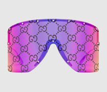 Maskenförmige Sonnenbrille