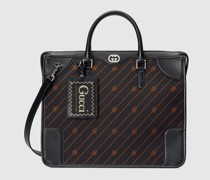 Aktentasche Aus Jacquard Mit GG