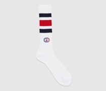 Socken Aus Baumwollmischung Mit Web