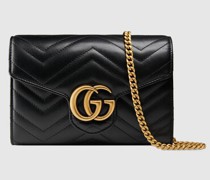 GG Marmont Mini-Tasche Aus Matelassé-Leder