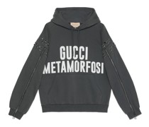 Pullover aus Baumwolle mit „Gucci Metamorfosi“-Print