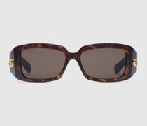 Sonnenbrille Mit Rechteckigem Rahmen