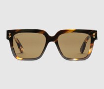 Sonnenbrille Mit Rechteckigem Rahmen