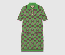 Kleid Im Polostil Aus Baumwolle Und Seide Mit GG