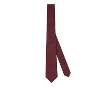 Krawatte aus Seidenjacquard mit geometrischem G