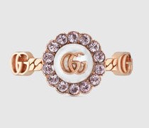 Ring Mit Doppel G Und Blume