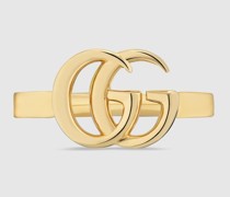 Doppel G Ring Aus Gelbgold