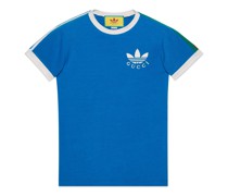 adidas x Gucci T-Shirt mit Trefoil-Print
