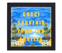 Tuch mit „Gucci souvenir from Los Angeles“-Meeres-Print