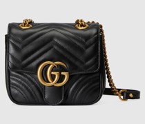 GG Marmont Mini-Shopper Aus Matelassé-Leder