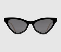 Sonnenbrille In Katzenaugenform Aus Azetat