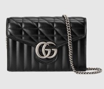 GG Marmont Mini-Tasche Aus Matelassé-Leder