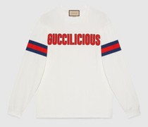Pullover Aus Baumwolljersey Mit Print