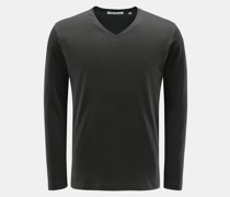 V-Neck Longsleeve 'Artur' anthrazit