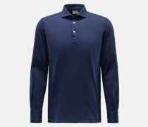 Longsleeve-Poloshirt 'Achille Orlando' navy