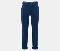 Seersucker-Chino 'Seersucker Dyed Chino' dunkelblau