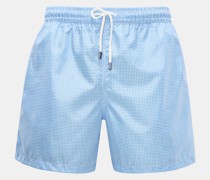 Badeshorts 'Madeira Airstop' hellblau kariert