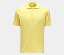 Frottee-Poloshirt 'Terry Polo' gelb