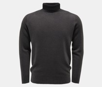 Cashmere Rollkragenpullover 'Foggy Cash Turtle' dunkelgrau