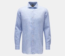 Casual Hemd Haifisch-Kragen navy/weiß kariert