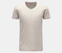 V-Neck T-Shirt 'Darius' beige