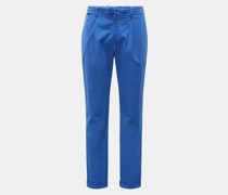 Seersucker Joggpants blau